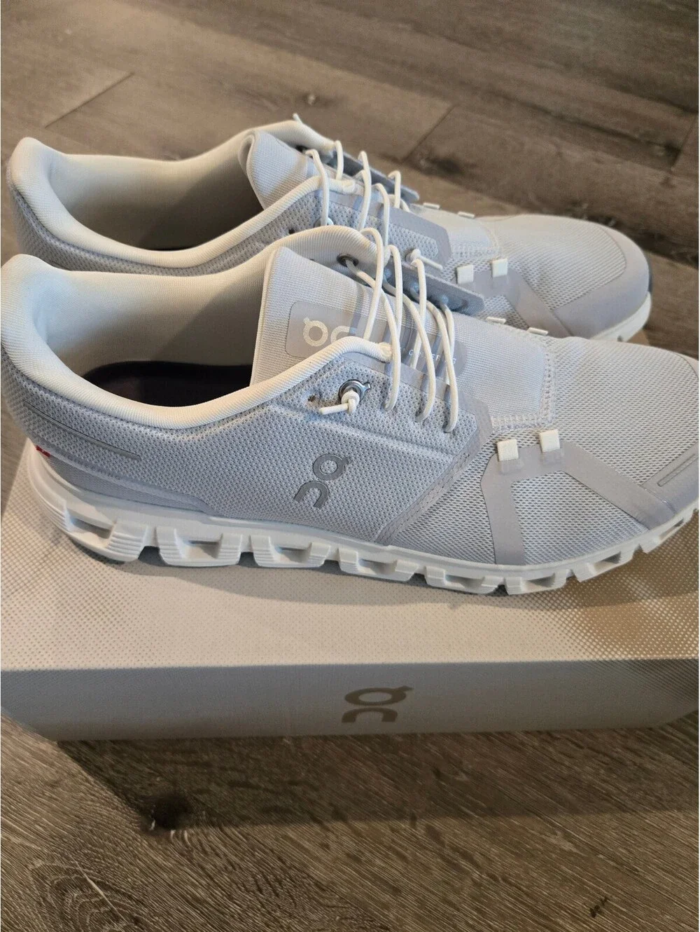 On Cloud 6 Glacier White 3MF10070070 Men's Size 13 Display Model Box